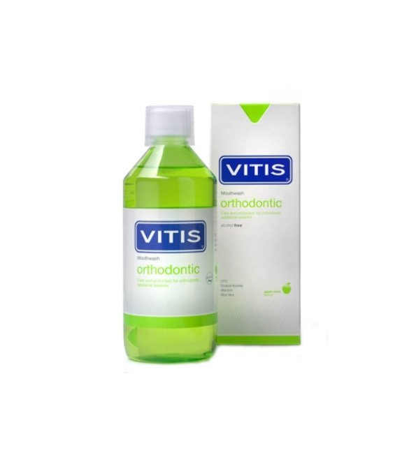 Vitis bain de bouche orthodontic mouthwash 500ml — vue principale