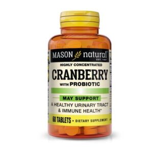 Mason Natural Cranberry With Probiotic 60 Tablets 1633-60