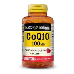 Mason Natural Co Q10 100mg 30 Softgels 1319-30A
