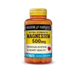 Mason Natural Magnesium 500mg 100 Tablets 1601-100