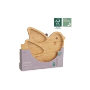 Miniland Assiette En Bois Oiseau Ref 89473