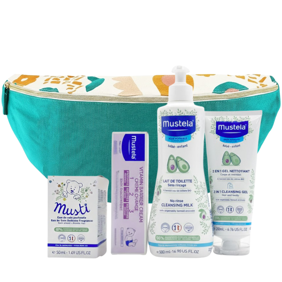 Mustela Sac Banane "2en1 200ml+Cr change Pm+Musti 50ml+lait 500ml" — vue principale