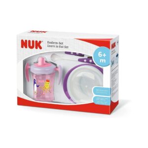 Nuk Esslern-set Repas Rose/violet 6+ 10225273