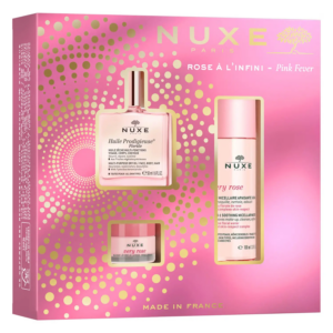 Nuxe Very Rose Coffret " Huile Prodigieuse Florale+Eau Mice+Levres"