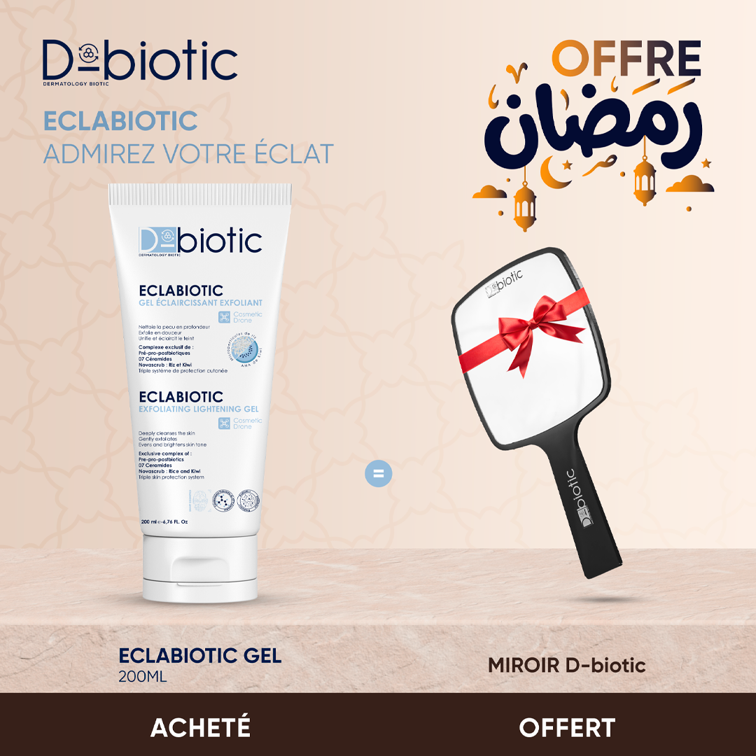 D-biotic eclabiotic gel eclaircissant exfoliant 200ml — vue principale