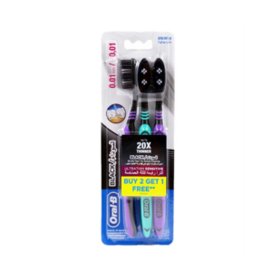 Oral-B Bad Ultrathin Sensitive 2+1 Black Extra Soft