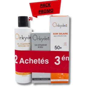 Orkydea duo pack "Gel Nett Eclairc+ecran solaire+Soin Anti-taches " — vue principale