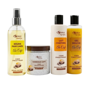 Osrah Pack Spa Cafe "brume+Lait Corporel+Gel Douche+Gommage"