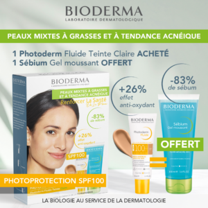 Photoderm Duo Pack "Fluide Teint Claire Spf100+sebium Gel Moussant "