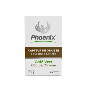 Phoenix Capteur De Graisse Cafe Vert 30gelules