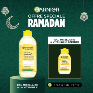 Garnier Eau Micellaire Vit C 400ml+Eau Micellaire Vit C 100ml Pack