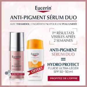 Eucerin Anti-pig Serum Duo 30ml+Hydro Protect Ultra Leger SPF50 Offert