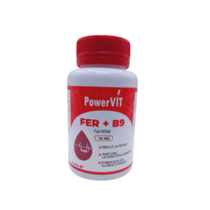 Powervit Fer + B9 14mg 30gelules