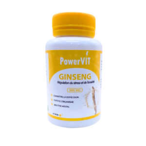 Powervit Ginseng 500mg 60gelules