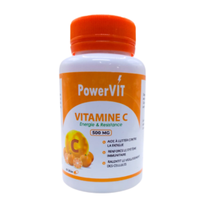 Powervit Vitamine C 500mg 60gelules