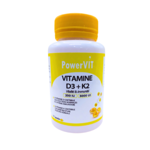 Powervit Vitamine D3+K2 30capsules