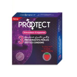 Protect Preservatifs Fraise 3 Pcs