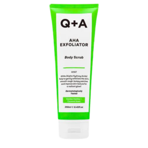 Q+A AHA Exfoliator Body Scrub 250ml