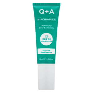 Q+A Niacinamide Balancing Daily Sunscreen SPF50+ 50ml