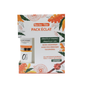 Racine Vita Pack Eclat "Serum Vit C+Creme Eclat vit C+Gel Netto" — vue principale