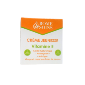 Rome Soins Creme Jeunesse Vitamine E 50g