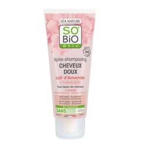 So Bio Apres Shampoing Doux Au Lait D'amande Et Proteine De Riz 200ml