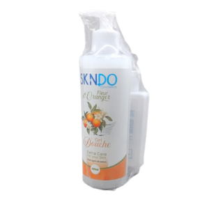 Skindo duo pack " gel douche fleur d'orange 400ml+lait corporel 125ml" — vue principale