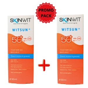 Skinwit Witsun Ecran Toucher Sec SPF50+ 2*50ml -50% Pack