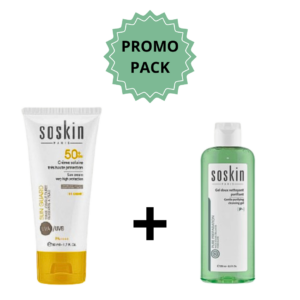 Soskin Ecran Fluide Invisible SPF50+ 125ml+Gel Nett 100ml Pack