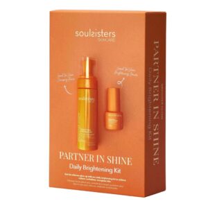 Soul Sisters Daily Brightening Kit "mousse Nett+serum Eclair" Orange