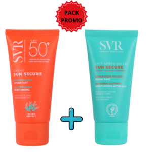 SVR Duo Pack '' Sun Secure Fluide 50ml + Lait Apres Soleil 50ml ''
