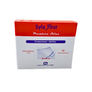 Sylafirst Compress Sterilies 30*30 Bte De 10pcs