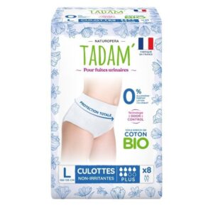 Tadam Culottes Fuites Urinaires Jetables Taille l 8unite