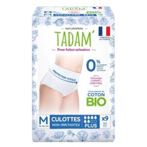 Tadam Culottes Fuites Urinaires Jetables Taille M 9unite