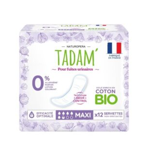 Tadam Serviettes Fuites Urinaires Maxi 12unite