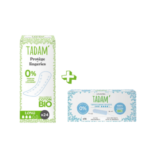 Tadam Duo Pack "2 Tampons Super 16pcs+Protege Long 24pcs"