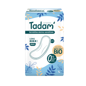 Tadam Serviette Ultra Coton Bio Long Maxi 16unite