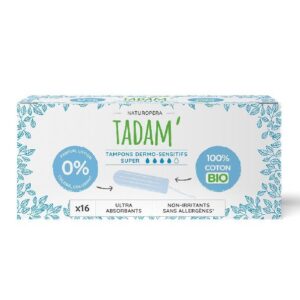 Tadam Tampons Coton Bio Super 16unite