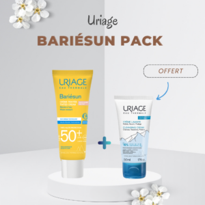 Uriage Bariesun Duo Pack " Ecran Teinte Claire+Huile Lavante 50ml"