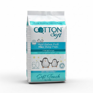 Ultra Compact Cotton Soft Maxi Carres 60 Pcs