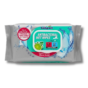 Ultra Compact Lingettes Antibacterial 72 Pcs