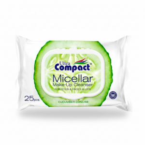 Ultra Compact Lingettes Demaquillant Micellair 25 Pcs