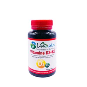 Vertu Plus Vitamine D3+K2 50 Capsules