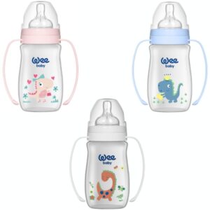 WeeBaby Bib Col Large Avec Poigne 0-6m 250ml 138-F