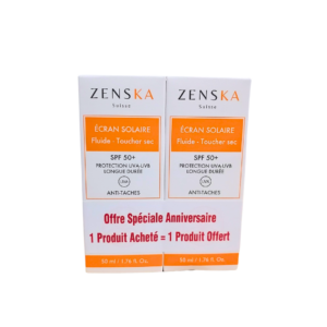 Zenska Ecran Solaire Fluide SPF50+ 2*50ml Pack