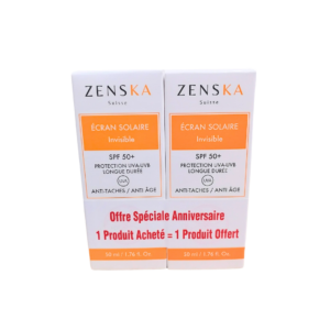 Zenska Ecran Solaire Invisible SPF50+ 2*50ml Pack
