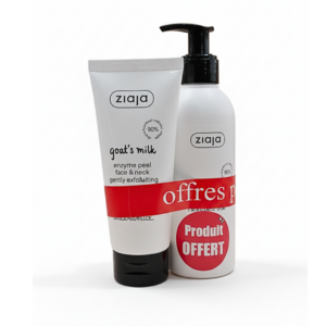 Ziaja Goat's Milk Pack "Gommage Enzymatique75ml+Lait Nett 200ml"