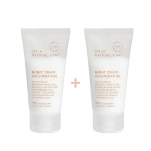 Ziaja Natural Care Creme De Nuit Regeneratrice 2*50ml Pack