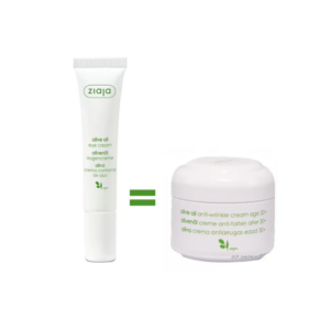 Ziaja Duo Pack Olive Naturel"Creme Anti-Ride 50ml+Creme Des Yeux 15ml"