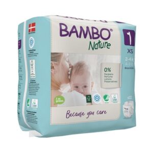 Bambo Nature 1, Couches XS 2-4kg/22un
